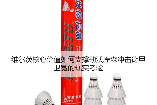 维尔茨核心价值如何支撑勒沃库森冲击德甲卫冕的现实考验